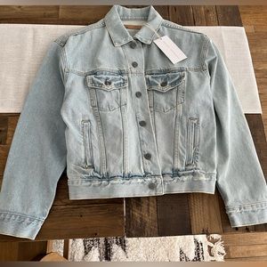 NWT Denim Jean Jacket GRLFRND Women’s Size XS $280 Retail New With Tags